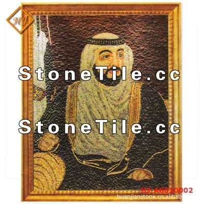 马赛克拼图背景墙 微晶石材骏马图的艺术与装饰魅力